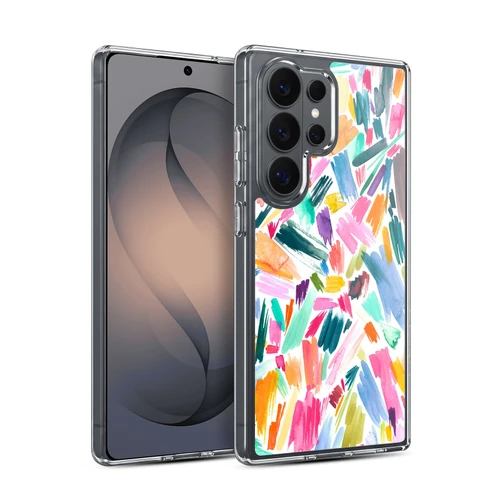 Ninola Watercolor Prints Scribble Soft Gel Case for Samsung Galaxy S26 Ultra