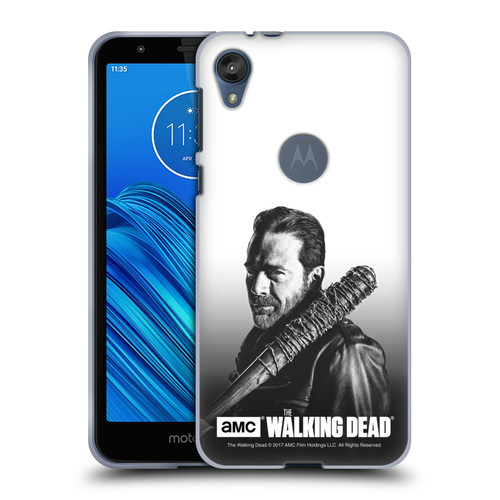 AMC The Walking Dead Filtered Portraits Negan Soft Gel Case for Motorola Moto E6