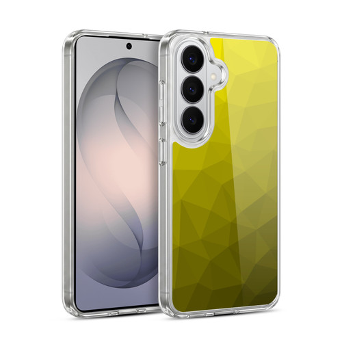 PLdesign Geometric Patterns Yellow Gradient Mesh Soft Gel Case for Samsung Galaxy S26 Plus