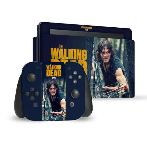 AMC The Walking Dead Daryl Dixon Graphics Daryl Lurk Vinyl Sticker Skin Decal Cover for Nintendo Switch Bundle