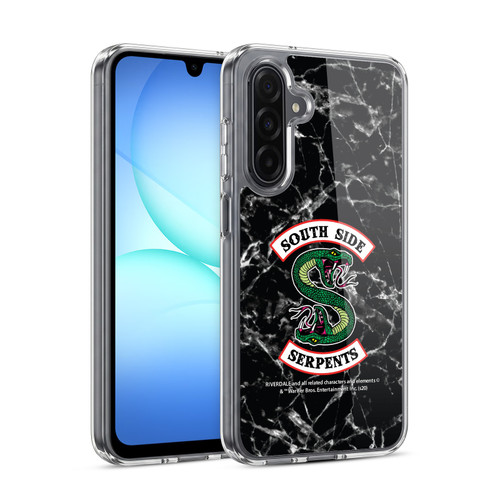 Riverdale South Side Serpents Black And White Marble Logo Soft Gel Case for Samsung Galaxy A17 4G / 5G