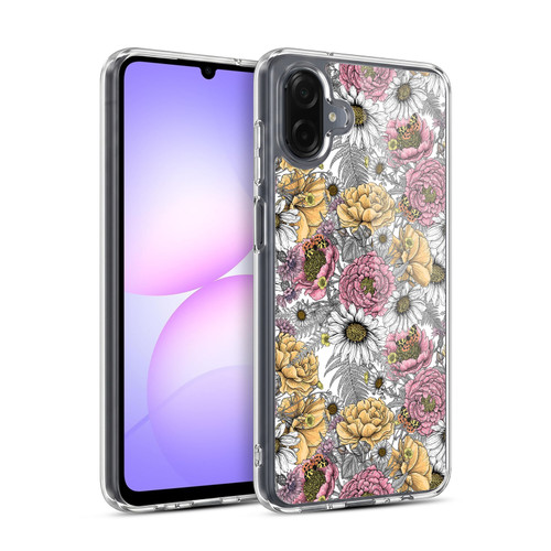 Katerina Kirilova Graphics Garden Bouquet Soft Gel Case for Samsung Galaxy A07 4G
