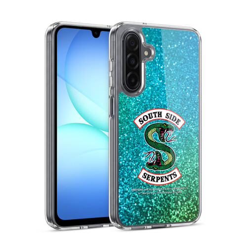 Riverdale South Side Serpents Glitter Print Logo Soft Gel Case for Samsung Galaxy A17 4G / 5G