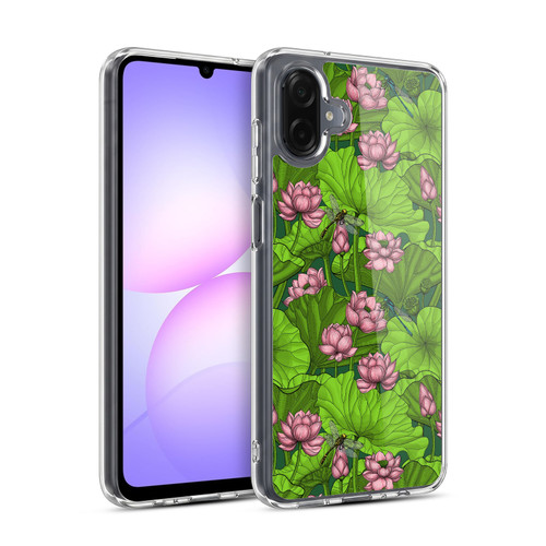 Katerina Kirilova Graphics Lotus Garden Soft Gel Case for Samsung Galaxy A07 4G