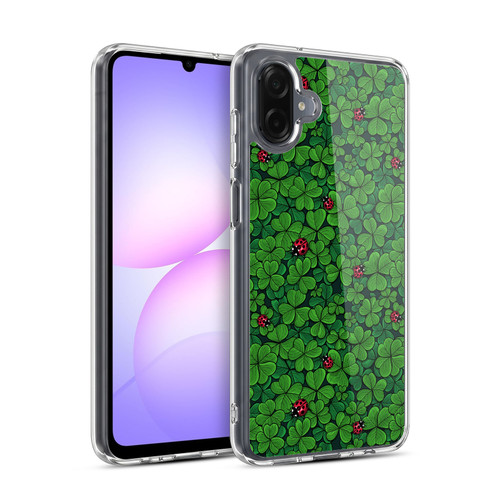 Katerina Kirilova Graphics The Lucky Clover Soft Gel Case for Samsung Galaxy A07 4G
