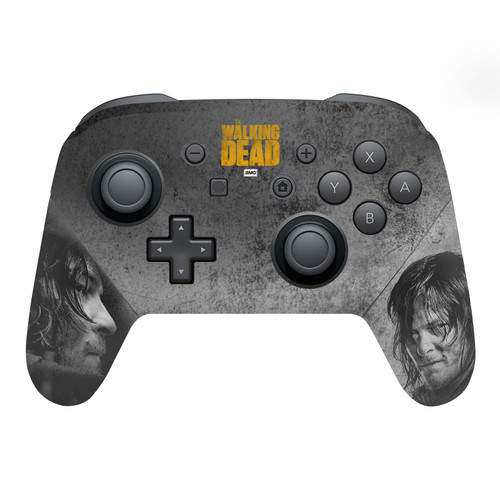 AMC The Walking Dead Daryl Dixon Graphics Daryl Double Exposure Vinyl Sticker Skin Decal Cover for Nintendo Switch Pro Controller
