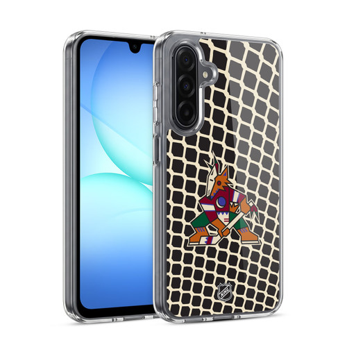 NHL Arizona Coyotes Net Pattern Soft Gel Case for Samsung Galaxy A17 4G / 5G