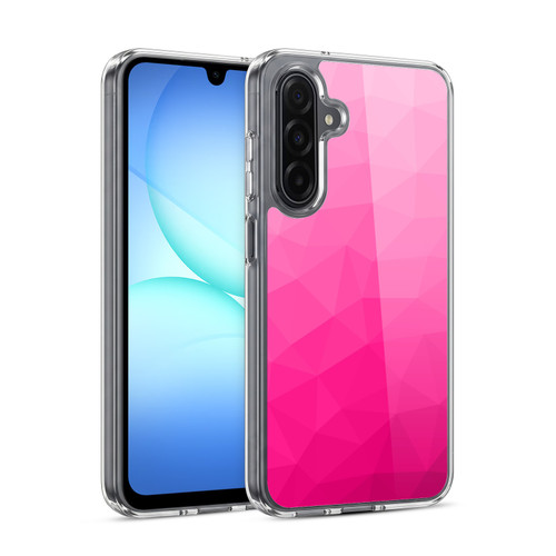 PLdesign Geometric Patterns Hot Pink Gradient Mesh Soft Gel Case for Samsung Galaxy A17 4G / 5G