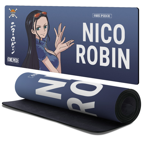 One Piece Graphic Art Nico Robin Gaming Office Desk PC Keyboard Mouse Mat Pad 37.4 x 15.75 x 0.16 inches (900 x 400 mm) - XL