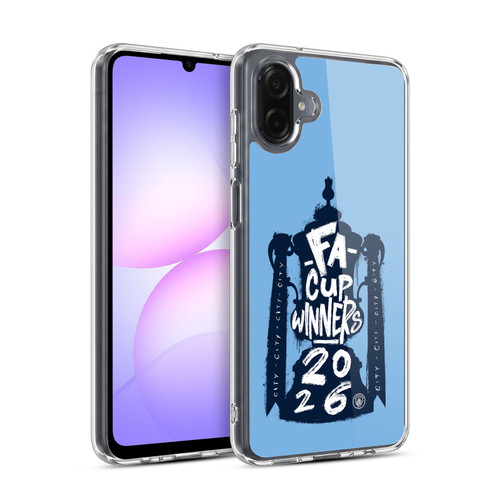 Manchester City Man City FC 2026 Cup Champions City Graphic Soft Gel Case for Samsung Galaxy A07 5G