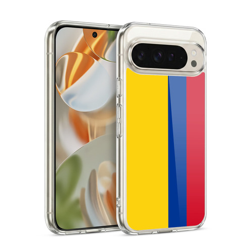 Head Case Designs Football World Flags Group 1 Colombia Colombian Andean Soft Gel Case for Google Pixel 9 / Pixel 9 Pro