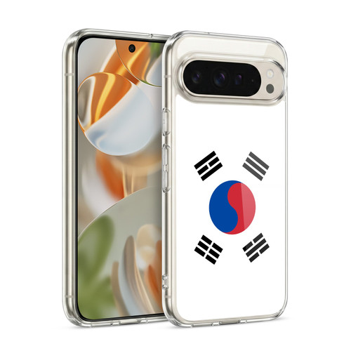 Head Case Designs Football World Flags Group 1 South Korea Korean Hanguk Soft Gel Case for Google Pixel 9 / Pixel 9 Pro