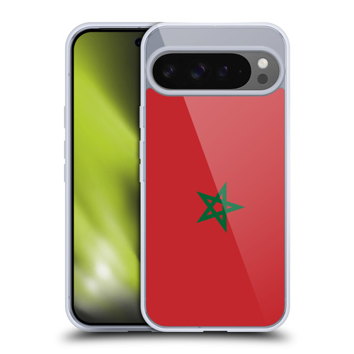 Head Case Designs Football World Flags Group 1 Morocco Moroccan Maghreb Soft Gel Case for Google Pixel 9 Pro XL