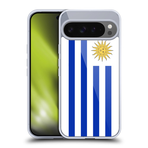 Head Case Designs Football World Flags Group 1 Uruguay Uruguayan Uruguay Soft Gel Case for Google Pixel 9 Pro XL