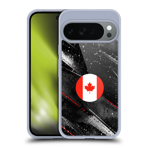 Head Case Designs Football Kit Flags Canada Canadian Maple Leaf Soft Gel Case for Google Pixel 10