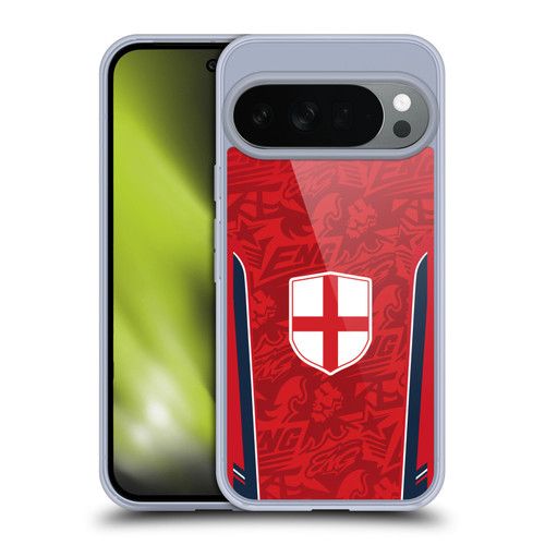 Head Case Designs Football Kit Flags England English St. George Soft Gel Case for Google Pixel 10