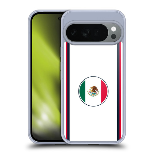 Head Case Designs Football Kit Flags Mexico Mexican México Aztec Soft Gel Case for Google Pixel 10