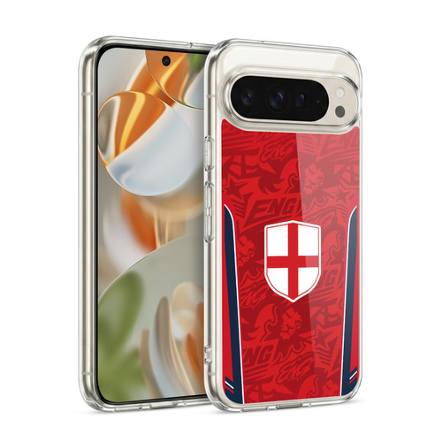 Head Case Designs Football Kit Flags England English St. George Soft Gel Case for Google Pixel 9 / Pixel 9 Pro