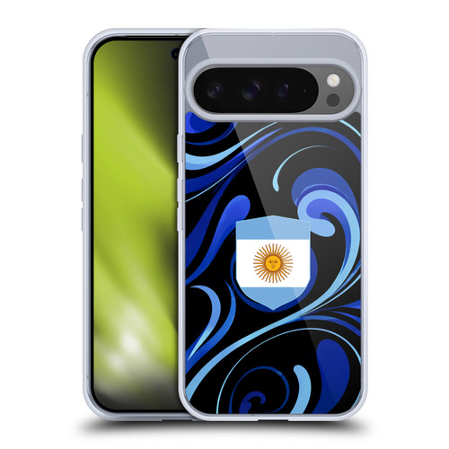 Head Case Designs Football Kit Flags Argentina Argentinian Argentina Soft Gel Case for Google Pixel 9 Pro XL
