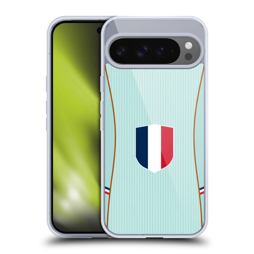 Head Case Designs Football Kit Flags France French Français Soft Gel Case for Google Pixel 9 Pro XL