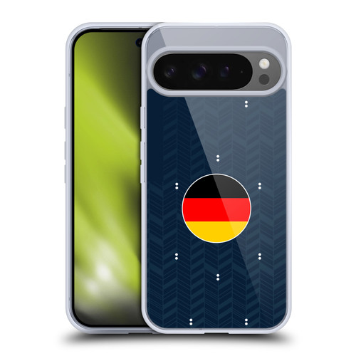 Head Case Designs Football Kit Flags Germany German Deutschland Soft Gel Case for Google Pixel 9 Pro XL