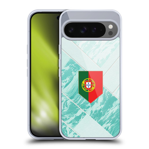 Head Case Designs Football Kit Flags Portugal Portuguese Português Soft Gel Case for Google Pixel 9 Pro XL