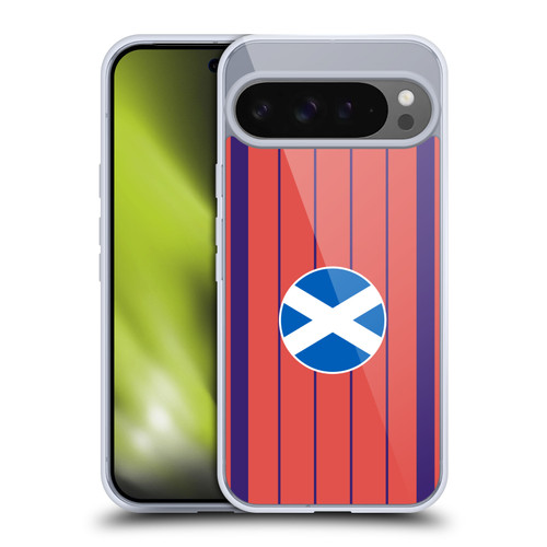 Head Case Designs Football Kit Flags Scotland Scottish Alba Soft Gel Case for Google Pixel 9 Pro XL