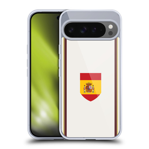 Head Case Designs Football Kit Flags Spain Spanish España Soft Gel Case for Google Pixel 9 Pro XL