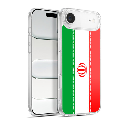 Head Case Designs Football World Flags Iran Iranian Soft Gel Case for Apple iPhone 17 Air