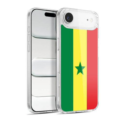 Head Case Designs Football World Flags Senegal Senegalese Sénégal Soft Gel Case for Apple iPhone 17 Air