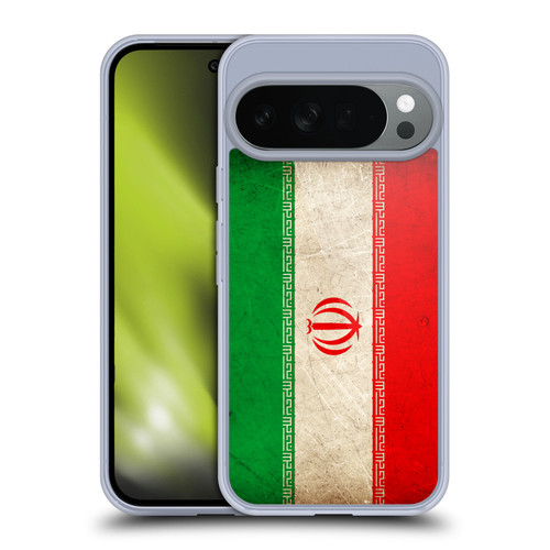 Head Case Designs Football World Flags Iran Iranian Vintage Soft Gel Case for Google Pixel 10