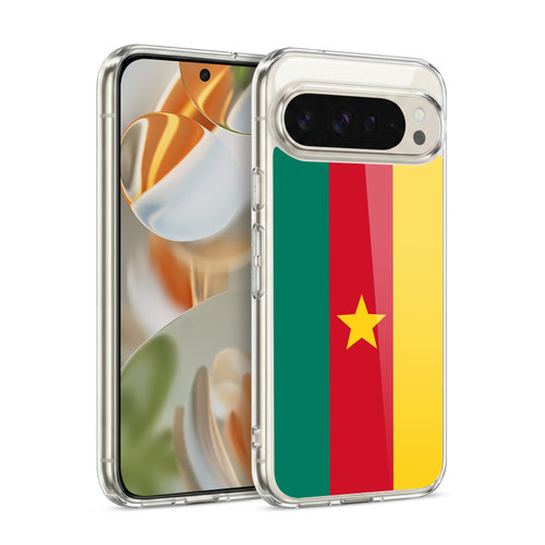 Head Case Designs Football World Flags Cameroon Cameroonian Cameroun Soft Gel Case for Google Pixel 9 / Pixel 9 Pro