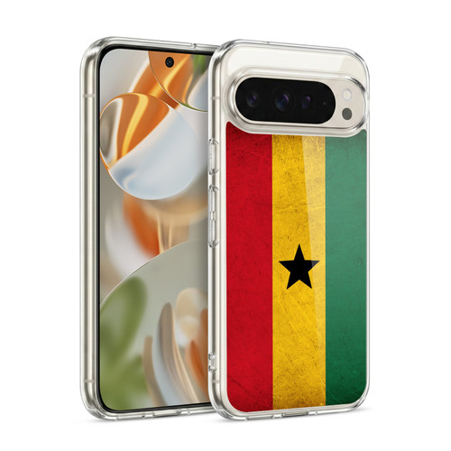 Head Case Designs Football World Flags Ghana Ghanaian Ghana Soft Gel Case for Google Pixel 9 / Pixel 9 Pro