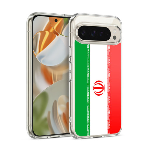 Head Case Designs Football World Flags Iran Iranian Soft Gel Case for Google Pixel 9 / Pixel 9 Pro