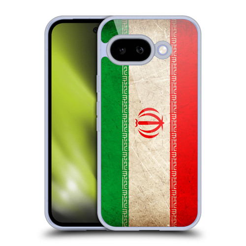 Head Case Designs Football World Flags Iran Iranian Vintage Soft Gel Case for Google Pixel 9A