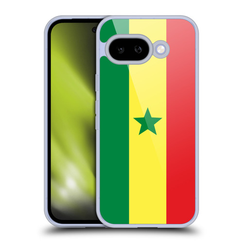 Head Case Designs Football World Flags Senegal Senegalese Sénégal Soft Gel Case for Google Pixel 9A
