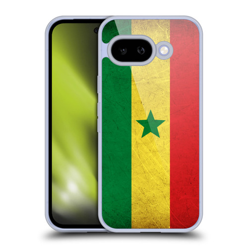 Head Case Designs Football World Flags Senegal Senegalese Vintage Soft Gel Case for Google Pixel 9A