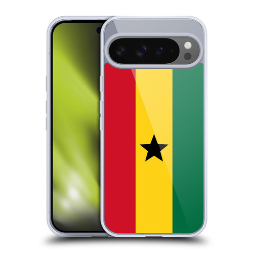 Head Case Designs Football World Flags Ghana Ghanaian Ghana Soft Gel Case for Google Pixel 9 Pro XL