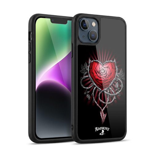 Alchemy Gothic Graphic Art Devils Rose Gel Armour Case For Apple iPhone 14 Plus