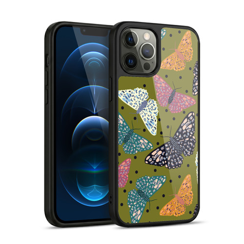 Gabriela Thomeu Retro Winter Butterflies Gel Armour Case For Apple iPhone 12 Pro Max