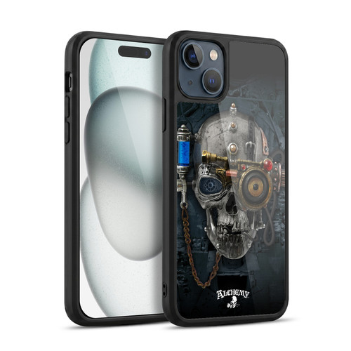 Alchemy Gothic Graphic Art Necronaut Gel Armour Case For Apple iPhone 15 Plus
