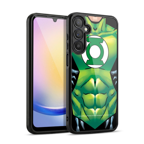 Green Lantern DC Comics Logos Uniform Gel Armour Case For Samsung Galaxy A25 5G