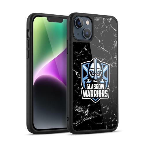 Glasgow Warriors Logo 2 Marble Gel Armour Case For Apple iPhone 14 Plus