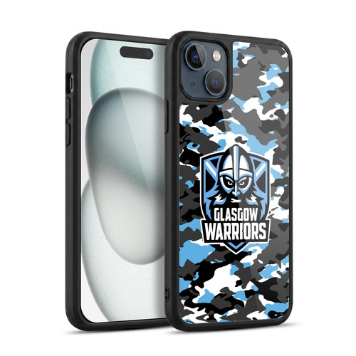 Glasgow Warriors Logo 2 Camouflage Gel Armour Case For Apple iPhone 15 Plus