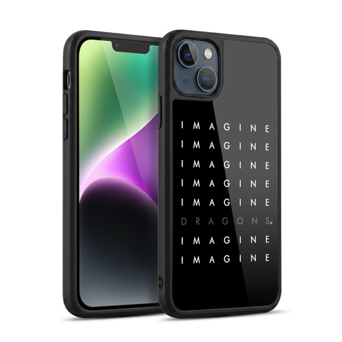 Imagine Dragons Key Art Logo Repeat Gel Armour Case For Apple iPhone 14 Plus