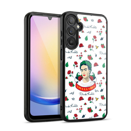Frida Kahlo Icons Rose Patterns Gel Armour Case For Samsung Galaxy A25 5G