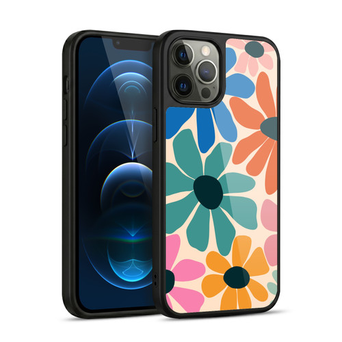 Gabriela Thomeu Retro Fun Floral Rainbow Color Gel Armour Case For Apple iPhone 12 Pro Max