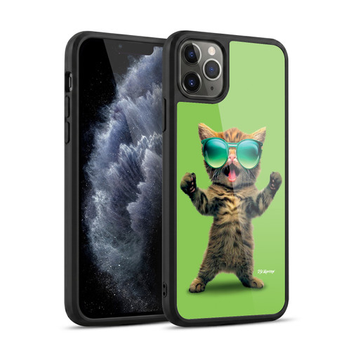 P.D. Moreno Furry Fun Artwork Cat Sunglasses Gel Armour Case For Apple iPhone 11 Pro Max