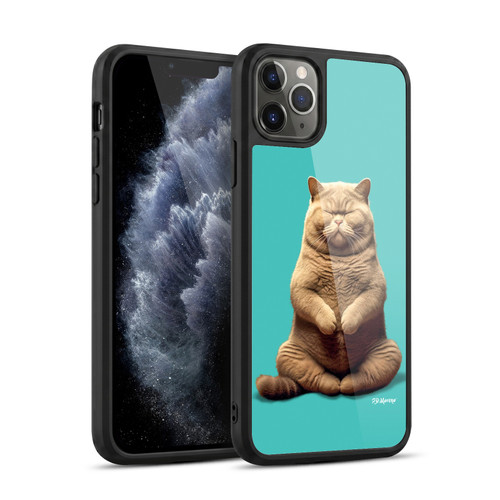 P.D. Moreno Furry Fun Artwork Sitting Cat Gel Armour Case For Apple iPhone 11 Pro Max