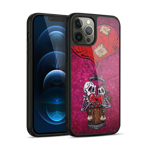 David Lozeau Colourful Grunge Day Of The Dead Gel Armour Case For Apple iPhone 12 Pro Max